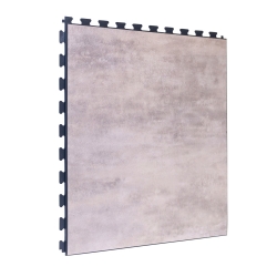 Luxury Vinyl Tile in Premium Granite Finish with Dark Grey Grout