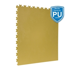 TekTile Textured Beige with Excel Hidden Interlock - PU Coated (LEAT.BE5P - 5 MM THICK)