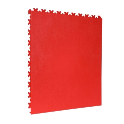 TekTile Leather Red Finish with Excel Hidden Interlock (LEAT.RD5 - 5 MM THICK)