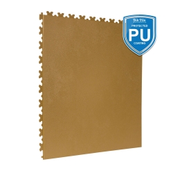 TekTile Textured Tan with Excel Hidden Interlock - PU Coated (LEAT.TN5P - 5 MM THICK)