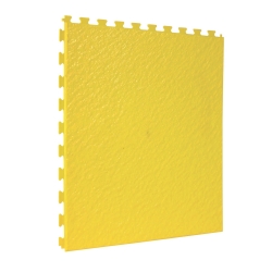 TekTile Textured Yellow Finish with Slate Hidden Interlock - 5mm