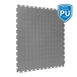 TekTile Studded Dark Grey Finish with T-Join Interlock - PU Coated (STUD.DG5P - 5 MM THICK)
