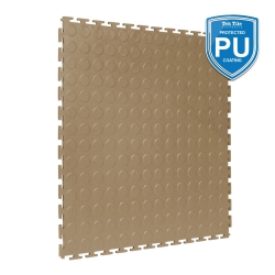 TekTile Studded Tan Finish with T-Join Interlock - PU Coated (STUD.TN5P - 5 MM THICK)
