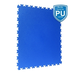 TekTile Textured Blue with Dovetail Interlock - PU Coated (TEXT.BL4P - 4 MM THICK)