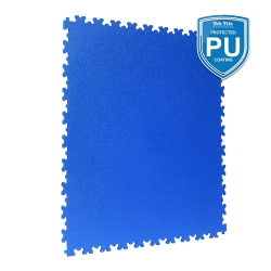 TekTile Textured Blue with Dovetail Interlock - PU Coated (TEXT.BL7P - 7 MM THICK)