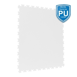 TekTile Textured White with Dovetail Interlock - PU Coated (TEXT.WH7P - 7 MM THICK)