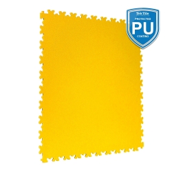 TekTile Textured Yellow with Dovetail Interlock - PU Coated (TEXT.YE4P - 4 MM THICK)