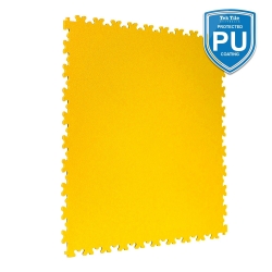 TekTile Textured Yellow with Dovetail Interlock - PU Coated (TEXT.YE5P - 5 MM THICK)