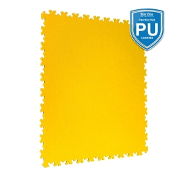TekTile Textured Yellow with Dovetail Interlock - PU Coated (TEXT.YE7P - 7 MM THICK)